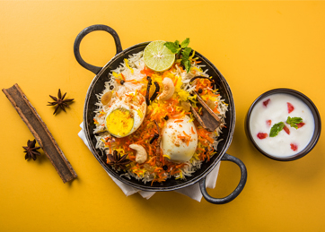Egg Biryani from Andhra Pradesh